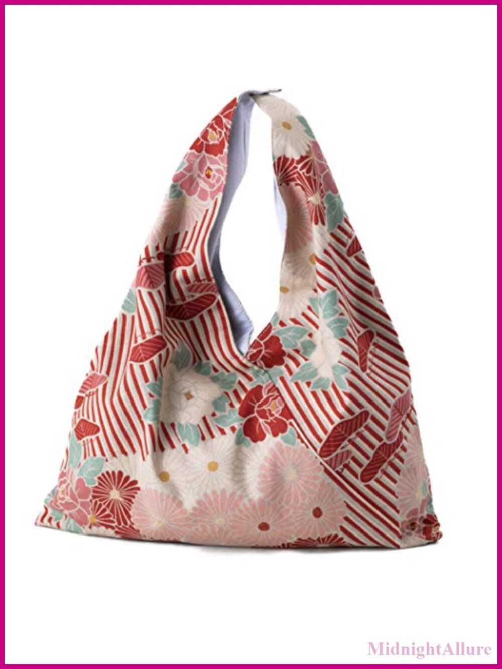 Japanese Furoshiki Foldable Reusable Grocery Bag Cotton Washable